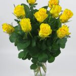 Bukiet 10 żółtych róż
