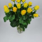 Bukiet 20 żółtych róż